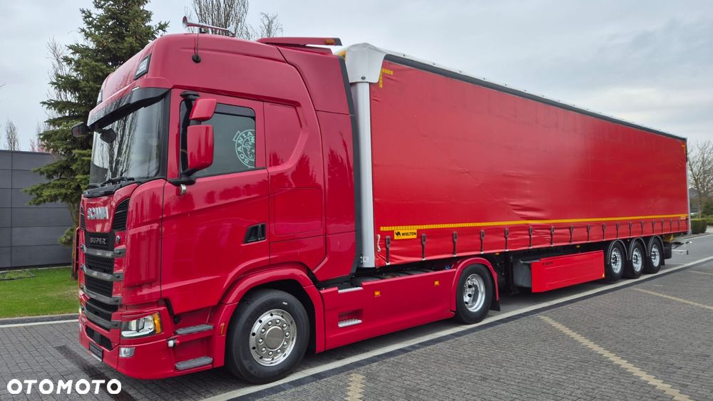 Scania Zestaw SCANIA S460 2023 ROK. NACZEPA WIELTON FIRANKA 2023 ROK - 3