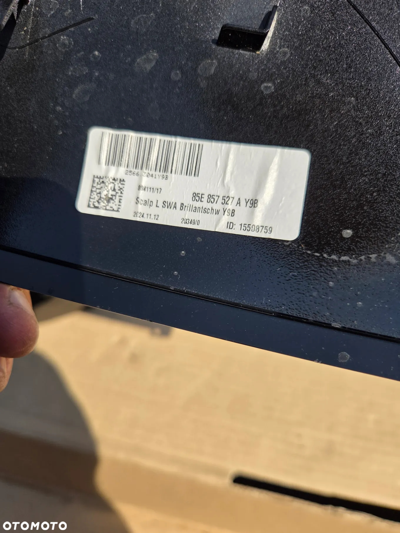 nakładki Nakładka prawa lewa lusterka Audi A5 III B10 85E857527A 85E857528A Obudowa lusterka - 8