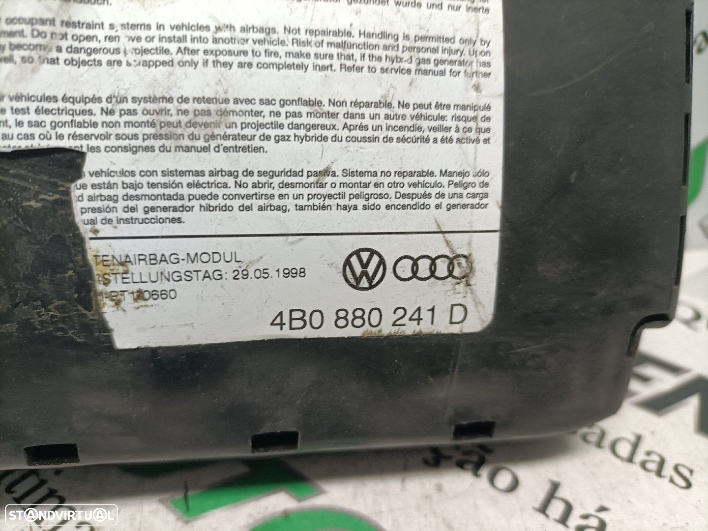 Airbag Banco  Audi A6 (4B2, C5) - 2