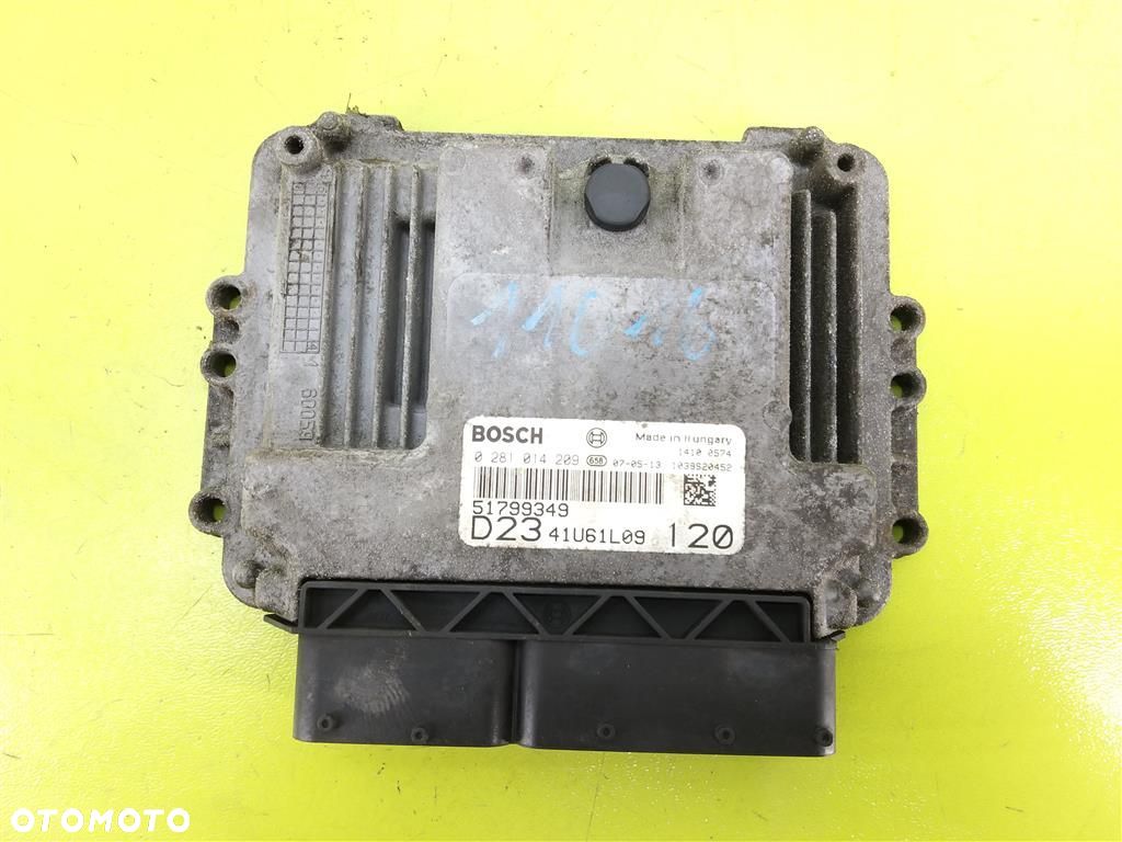Komputer sterownik silnika Fiat Ducato III 2.3JTD 120KM  51799349 BOSCH - 1