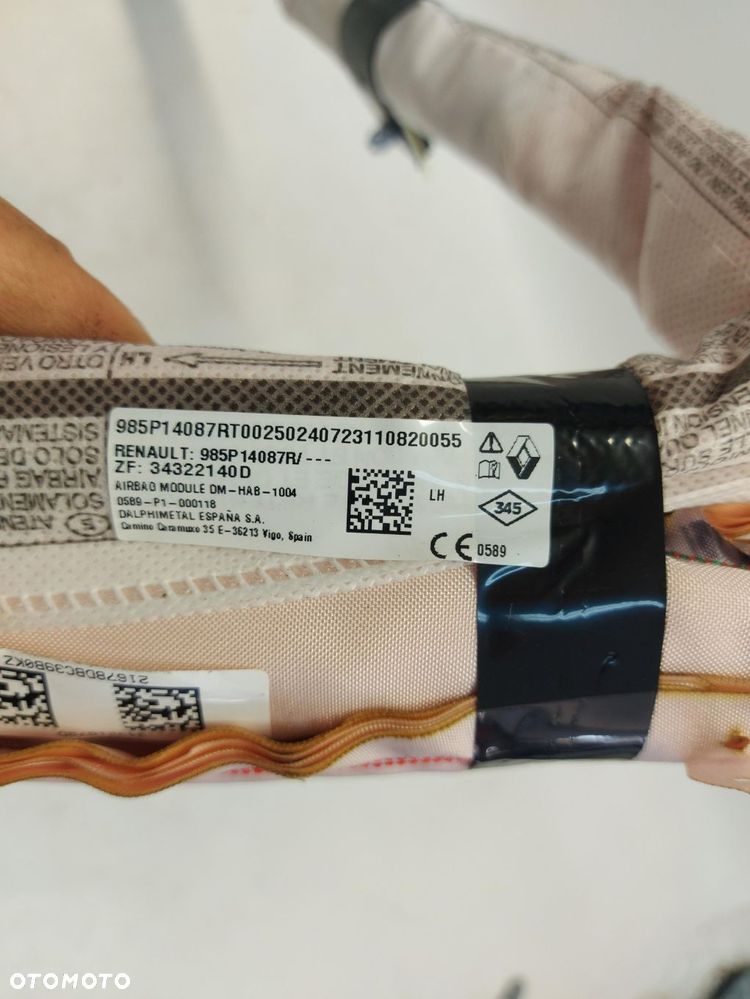 RENAULT AUSTRAL E KURTYNA POWIETRZNA AIRBAG LEWA 985P14087R - 2