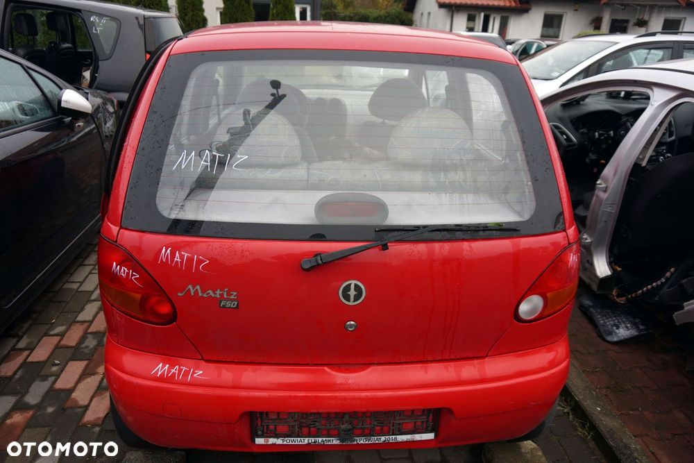 KLAPA BAGAŻNIKA TYLNA MATIZ M100   CZERWONY DAEWOO 1998-2007 - 1