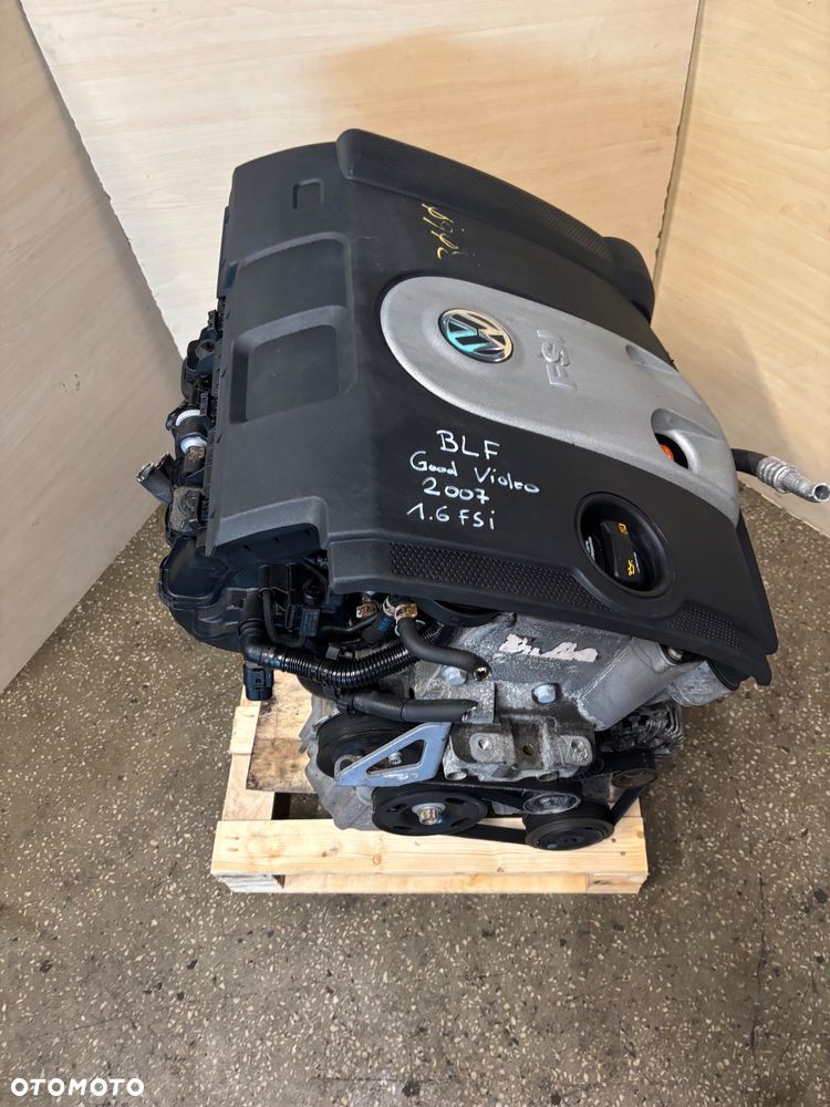 VW GOLF SILNIK MOTOR 1.6 BLF CAŁKOWICIE KOMPLETNY IDEALNY video filmik - 2