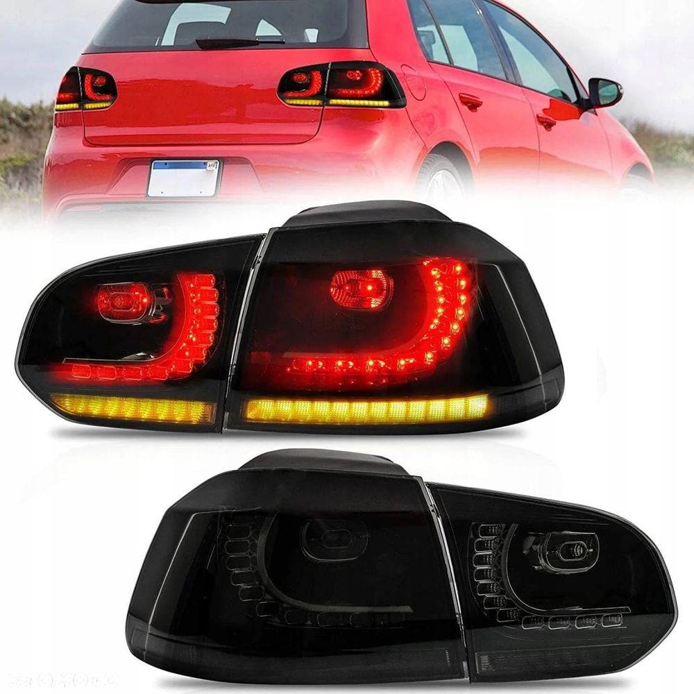 Lampy tyl kpl Vland Full Led Tuning Black GTIlook VW Golf VI 6 5k0 2008-13 - 1