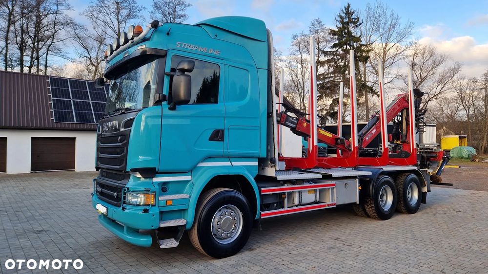 Scania R520 V8 HIAB LOGLIFT - 2