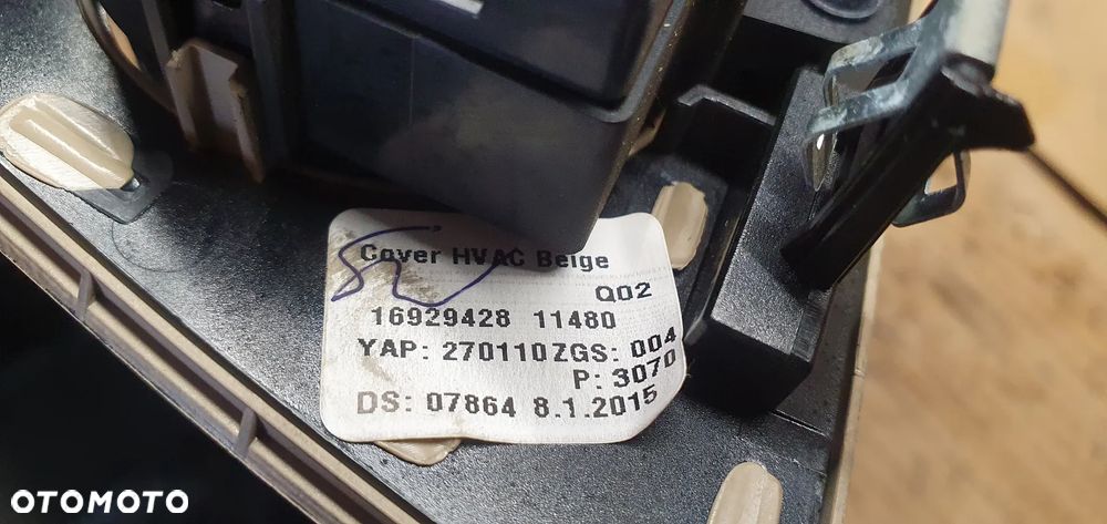 Panel nawiewu klimatyzacji klimatronic Mercedes GL X166 W166 A1669006209 - 10