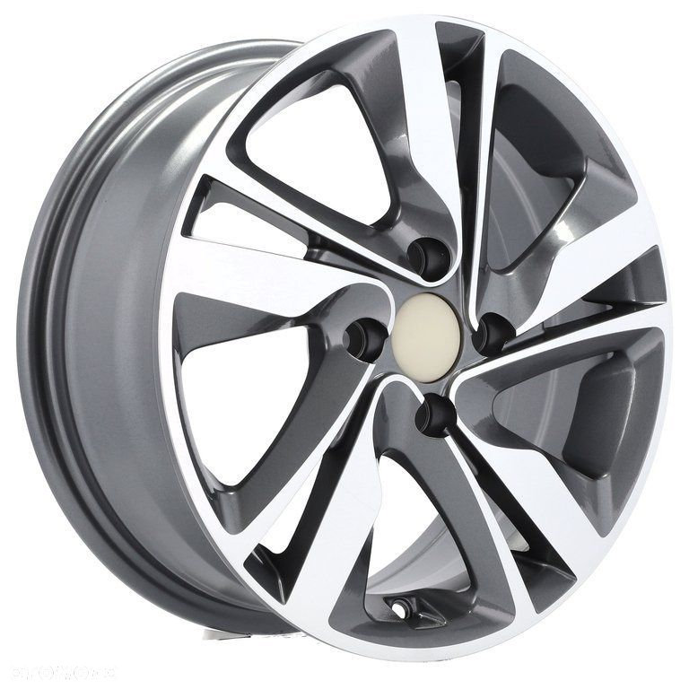 4x Felgi 15 4x100 m.in. do HYUNDAI Accent i10 i20 Atos Getz - BK813 - 8