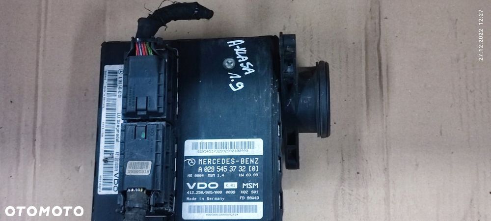 MERCEDES A KLASA W168 KOMPUTER STEROWNIK SILNIKA 1.9 B - 1