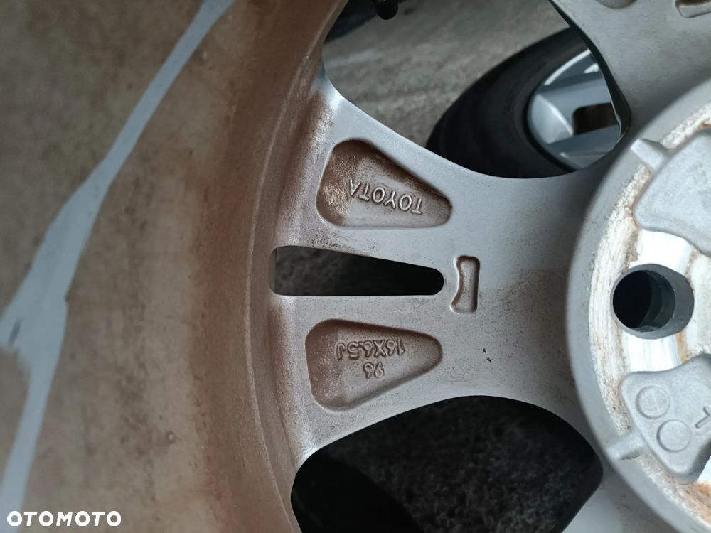 KOŁA ZIMOWE alufelgi5x 114,3 r16 TOYOTA YARIS CROSS corolla cross 205 65 Z CZUJNIKAMI - 9