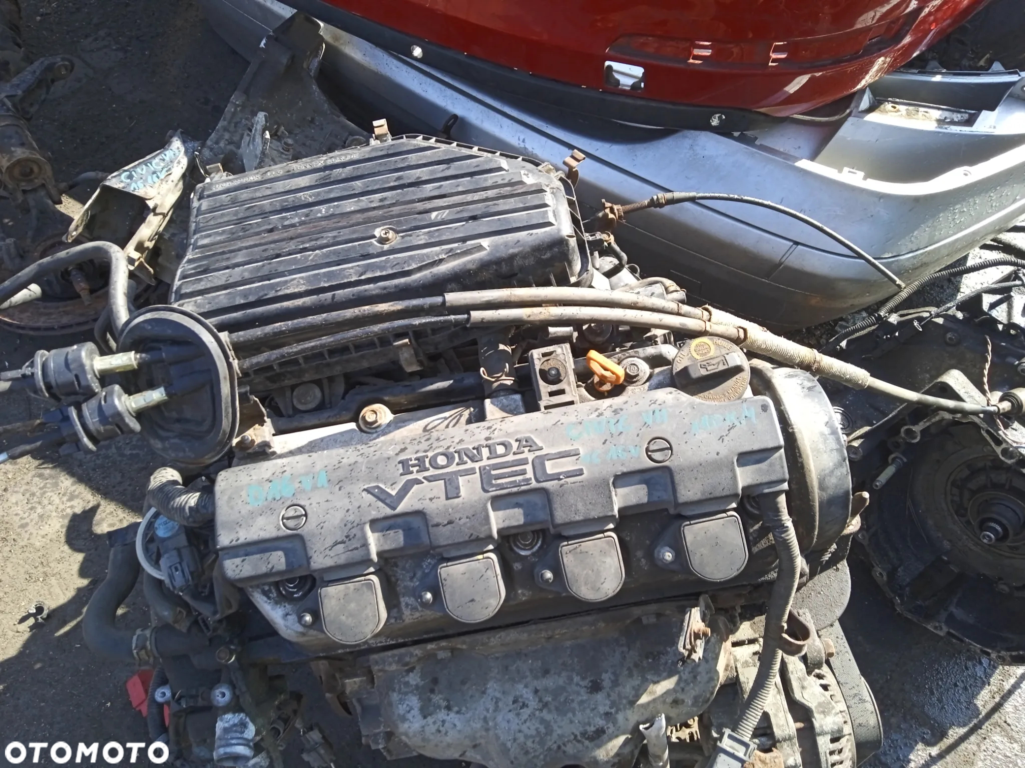 SILNIK HONDA CIVIC VII 1.6 16V 110KM D16V1 (BEZ OSPRZĘTU) - 3