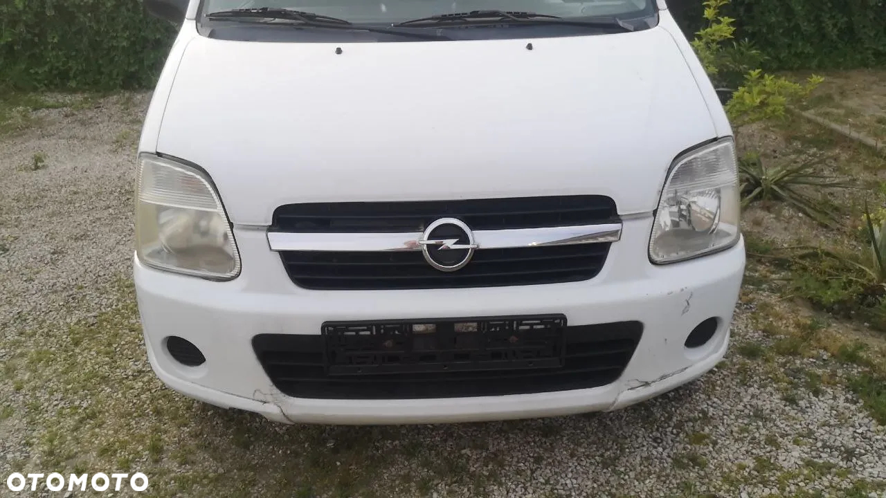 KAROSERIA DRZWI BŁOTNIK REFLEKTOR ZDERZAK OPEL AGILA BIAŁA + ELEMENT ŻÓŁTE I ZIELONE - 3