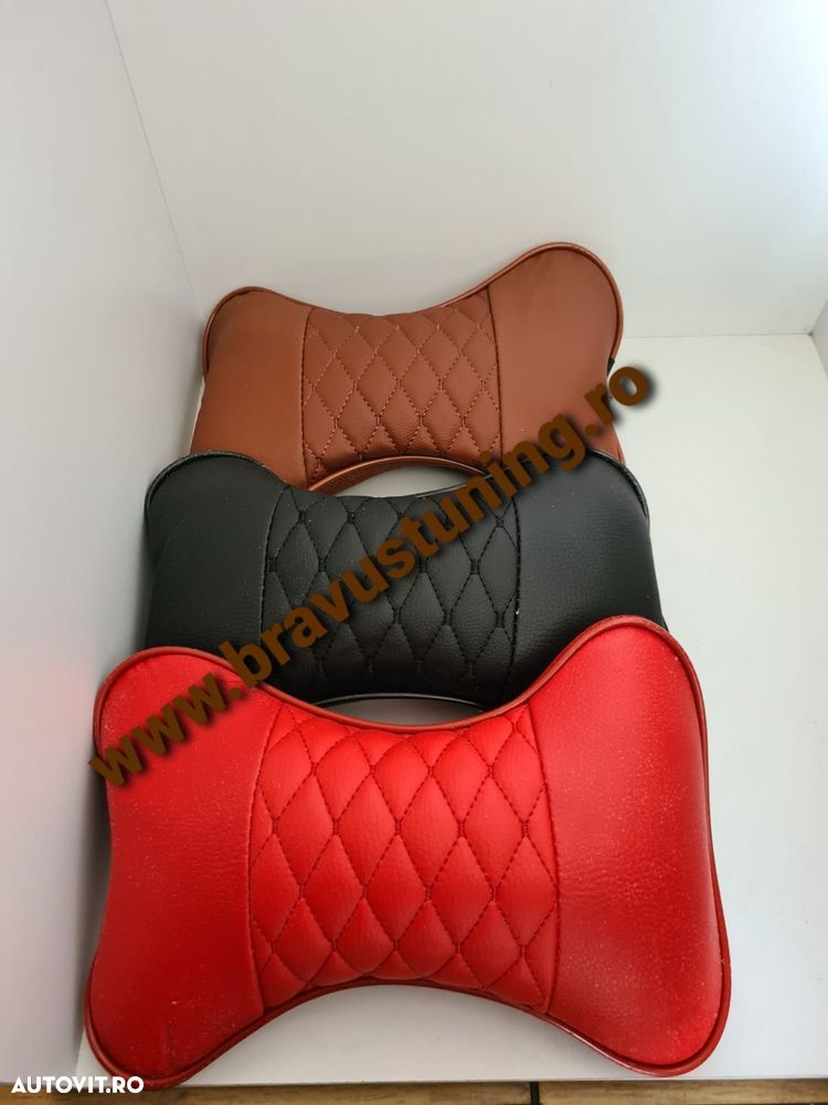 Perne tetiera auto 2 buc/set Piele Ecologica - 8
