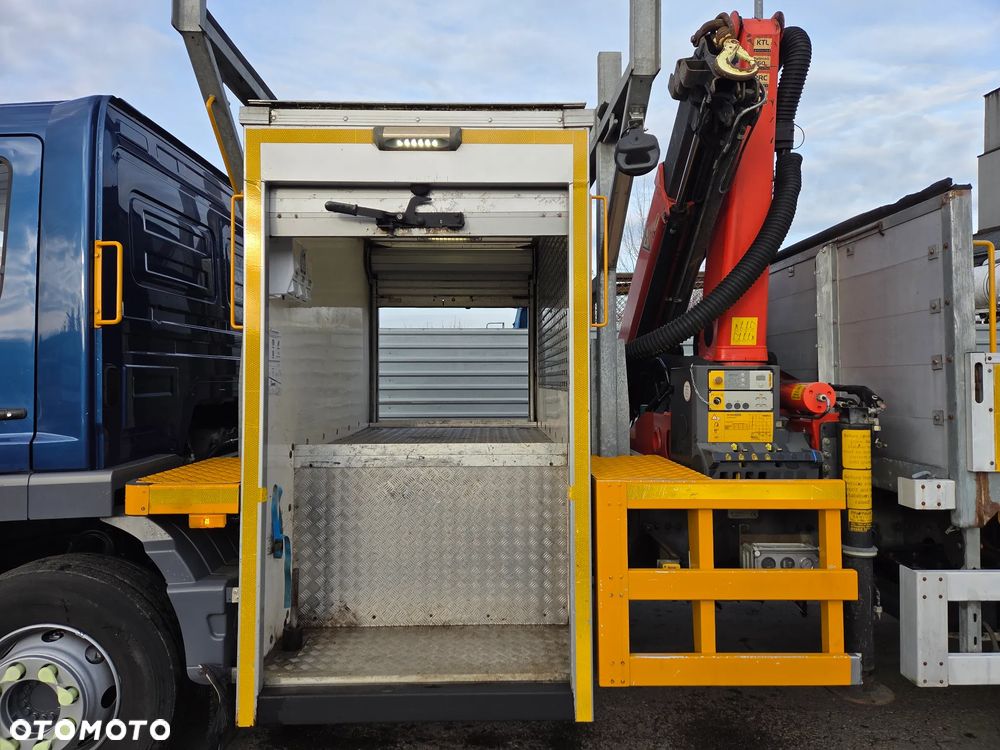 Mercedes-Benz ATEGO 1624 // PALFINGER PK12001 PILOT RADIOWY // 3 WYSUWY // HDS ŻURAW DŹWIG // 131.000km EURO 5 // MOŻLIWA ZMIANA ZABUDOWY - PRZEBUDOWA - 25