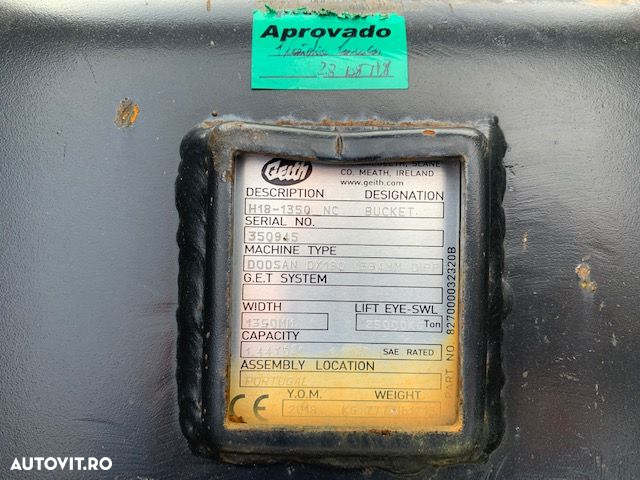 Cupe pentru excavatoare cu greutatea cuprinsa intre 15 si 25 tone - 7