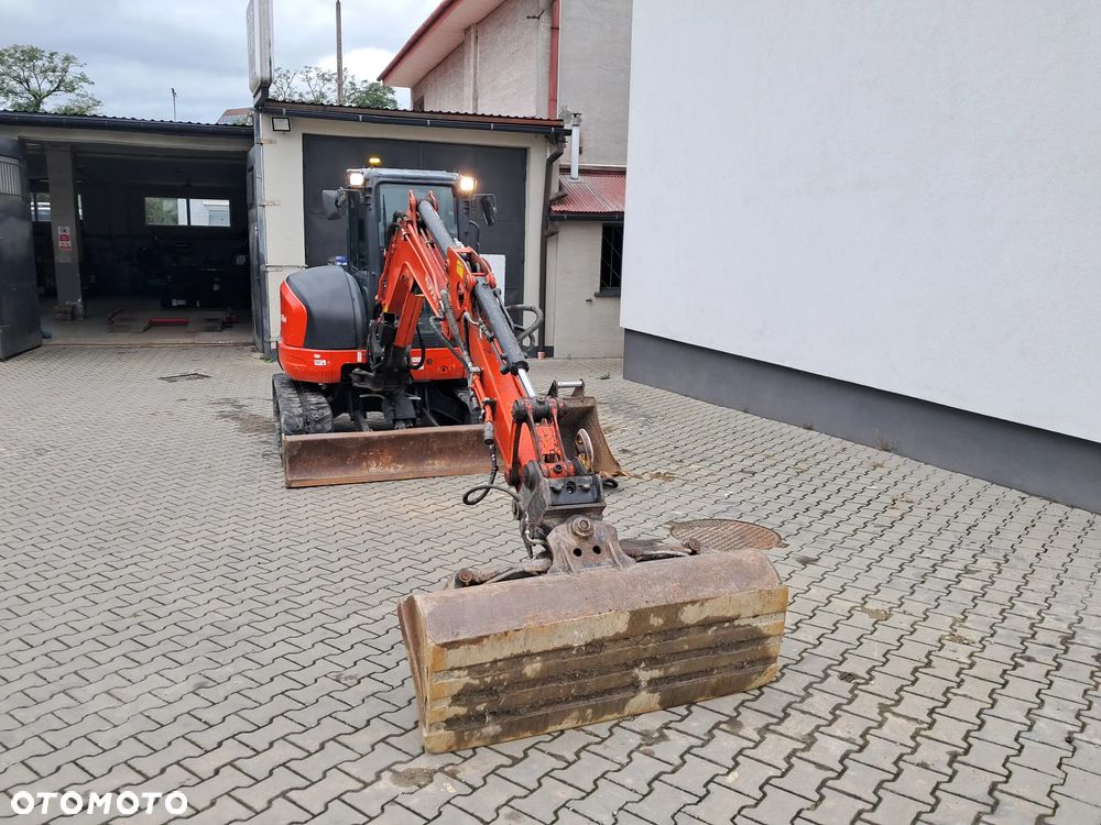 Kubota u48-4 waga 5t TON skarpówka hydrauliczna * 2019r * oświetlenie *dodatkowe linie hydrauliczne 2 łyżki lusterka minikoparka u55 u48 kx57 u50 jcb cat yanmar wacker sprawna - 5