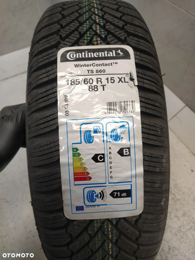 FORD 6Jx15 ORYGINALNE FELGI STALOWE R15 ET37.5 4X108 OPONY CONTINENTAL 185/60 KOŁA ZIMA BIEŻNIK ok 8.70mm - 18