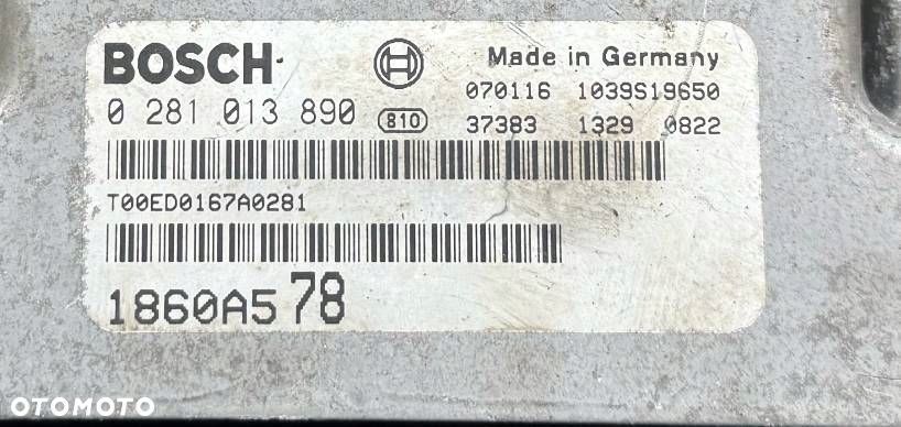 STEROWNIK SILNIKA 2.0 DI-D 0281013890 1860A578 MITSUBISHI - 4