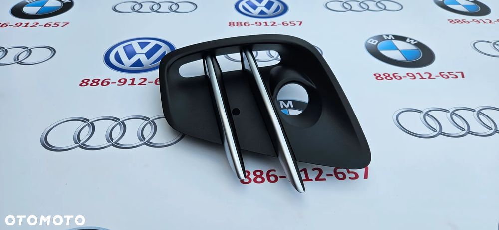 KIA RIO 3 III LIFT 2014-2017 Kratka zderzaka przednia lewa Zaślepka halogenu lewa Atrapa zderzaka przód lewy 86583-1W700 NOWA ORYGINALNA - 3