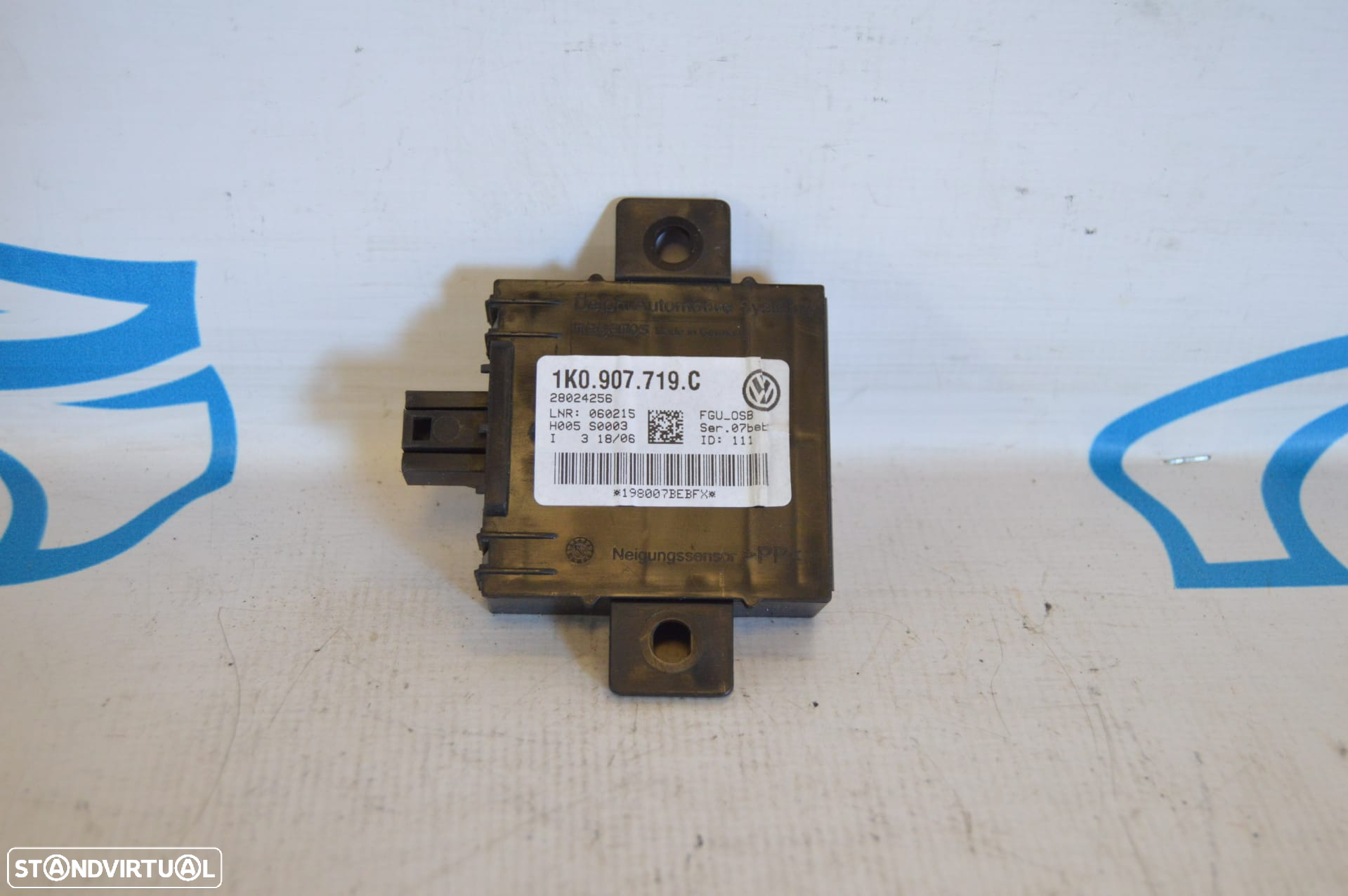 CENTRALINA ALARME ANTI-ROUBO AUDI A3 8P 1K0907719C 1K0907719 VW VOLKSWAGEN GOLF EOS JETTA TOURAN MODULO CONTROL ALARM ANTIROUBO - 2