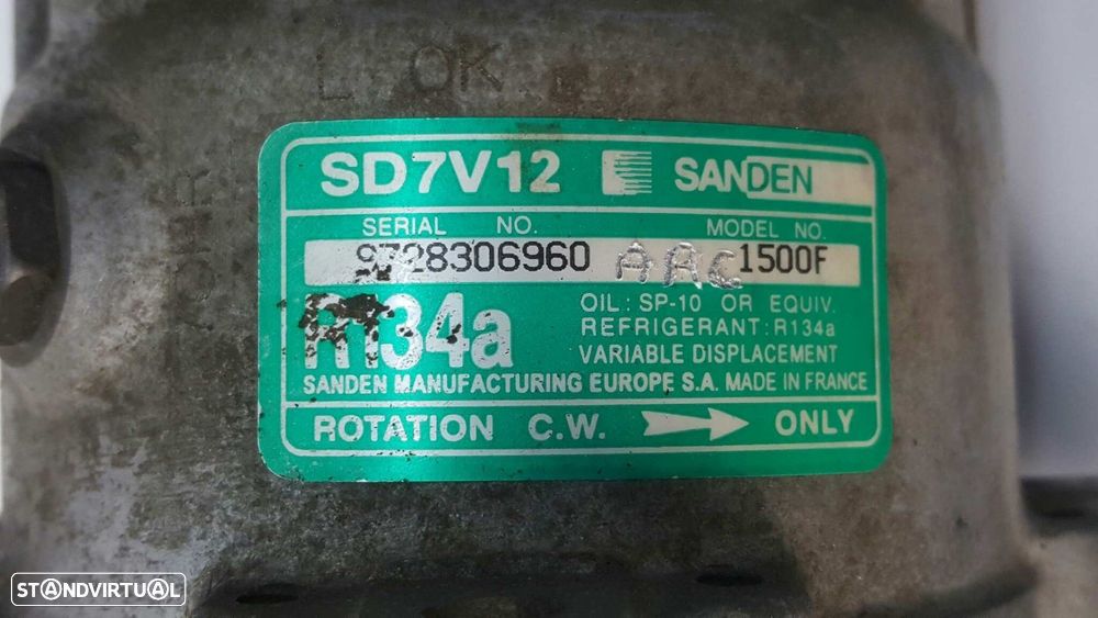 COMPRESSOR DE AR CONDICIONADO CITROEN SAXO 1.1 IMAGE - 9