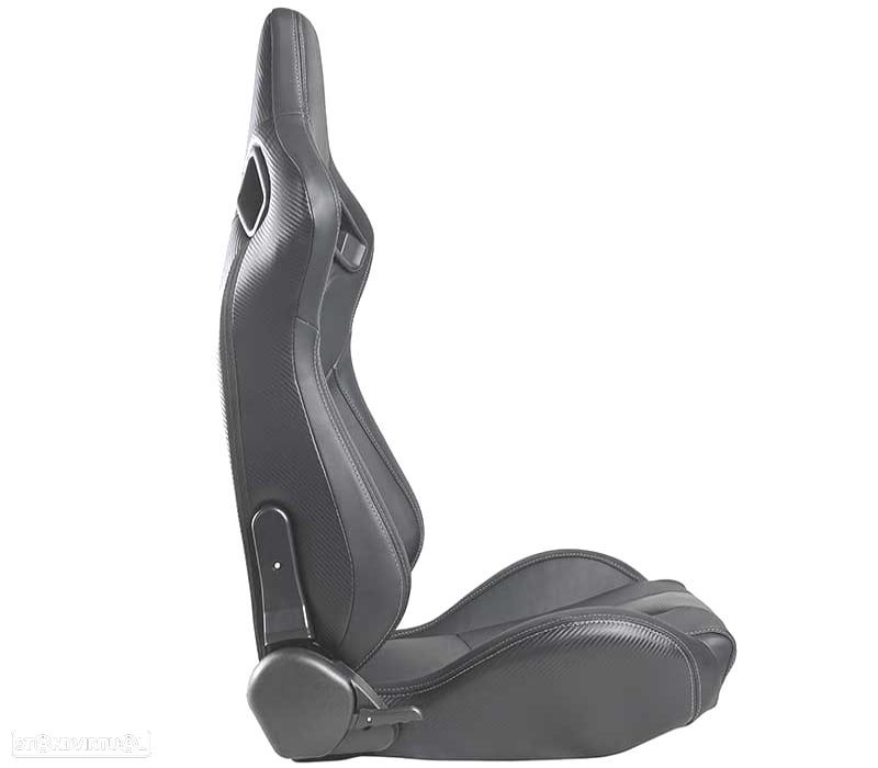 BANCO SEMI BAQUET TIPO RS EM PELE PRETA - 2