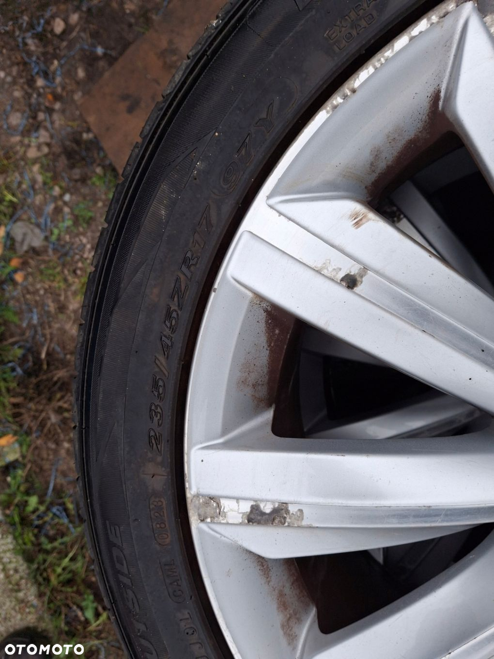 VW PASSAT B7 KOŁA 17 FELGI ALUMINIOWE 3AA601025F ET47 7,5Jx17 OPONY - 12