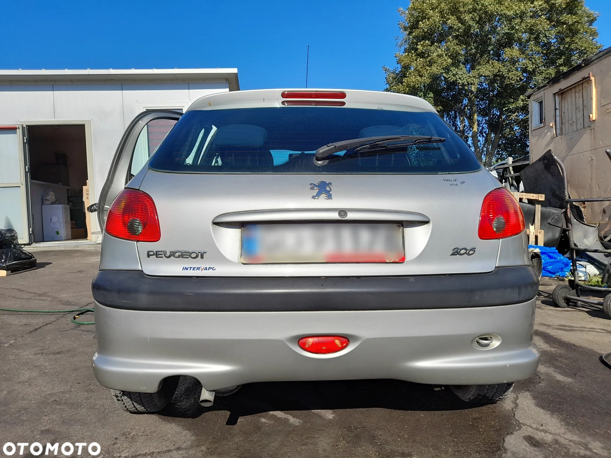 PEUGEOT 206 LIFT DRZWI LEWY TYŁ LEWE TYLNE ETSC - 13