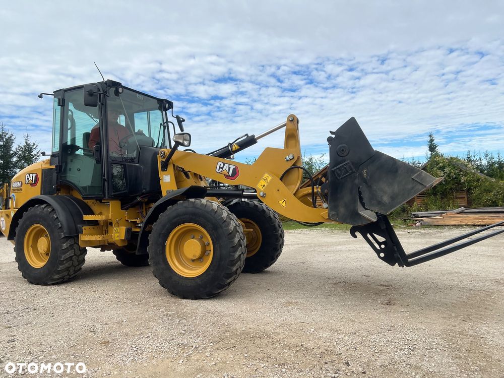 Caterpillar ŁADOWARKA CAT 908M 21r łyżka szczęka widły krokodyl 906 907 H przegubowa łamana Catepillar - 33