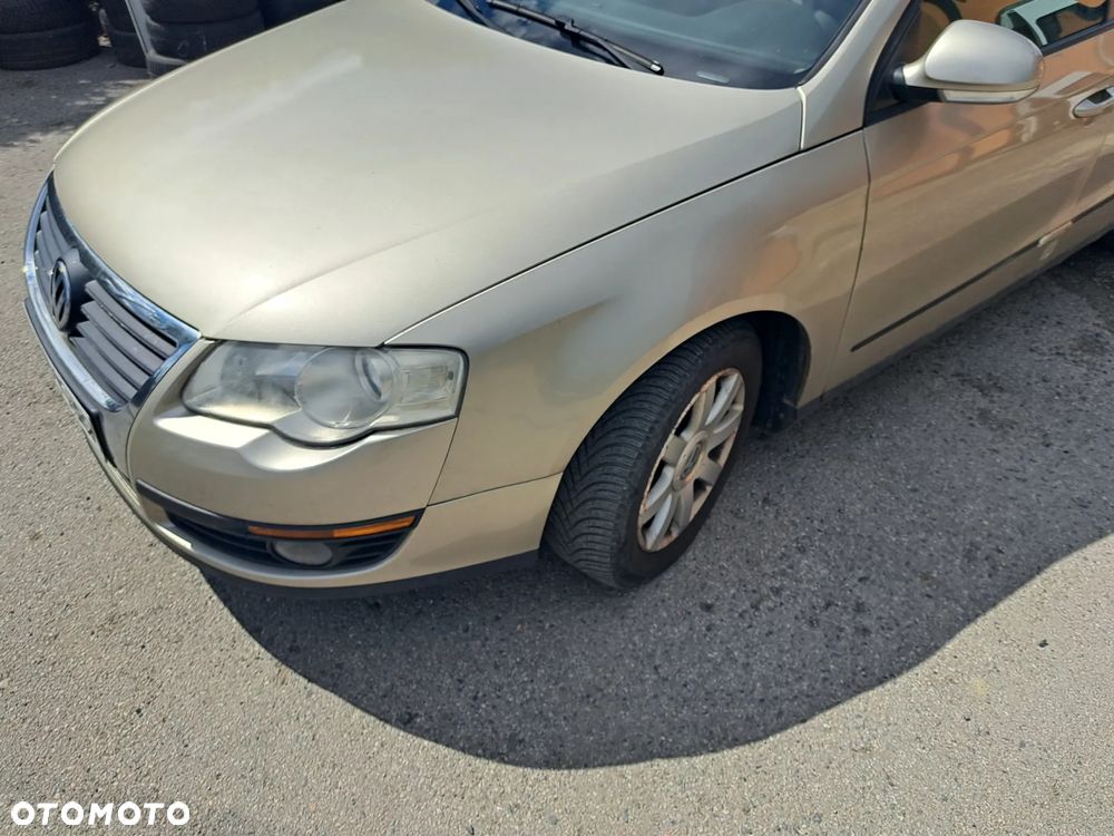 Volkswagen Passat B6 przód komletny maska zderzak błotnik lampa pas przedni chłodnice belka - 6