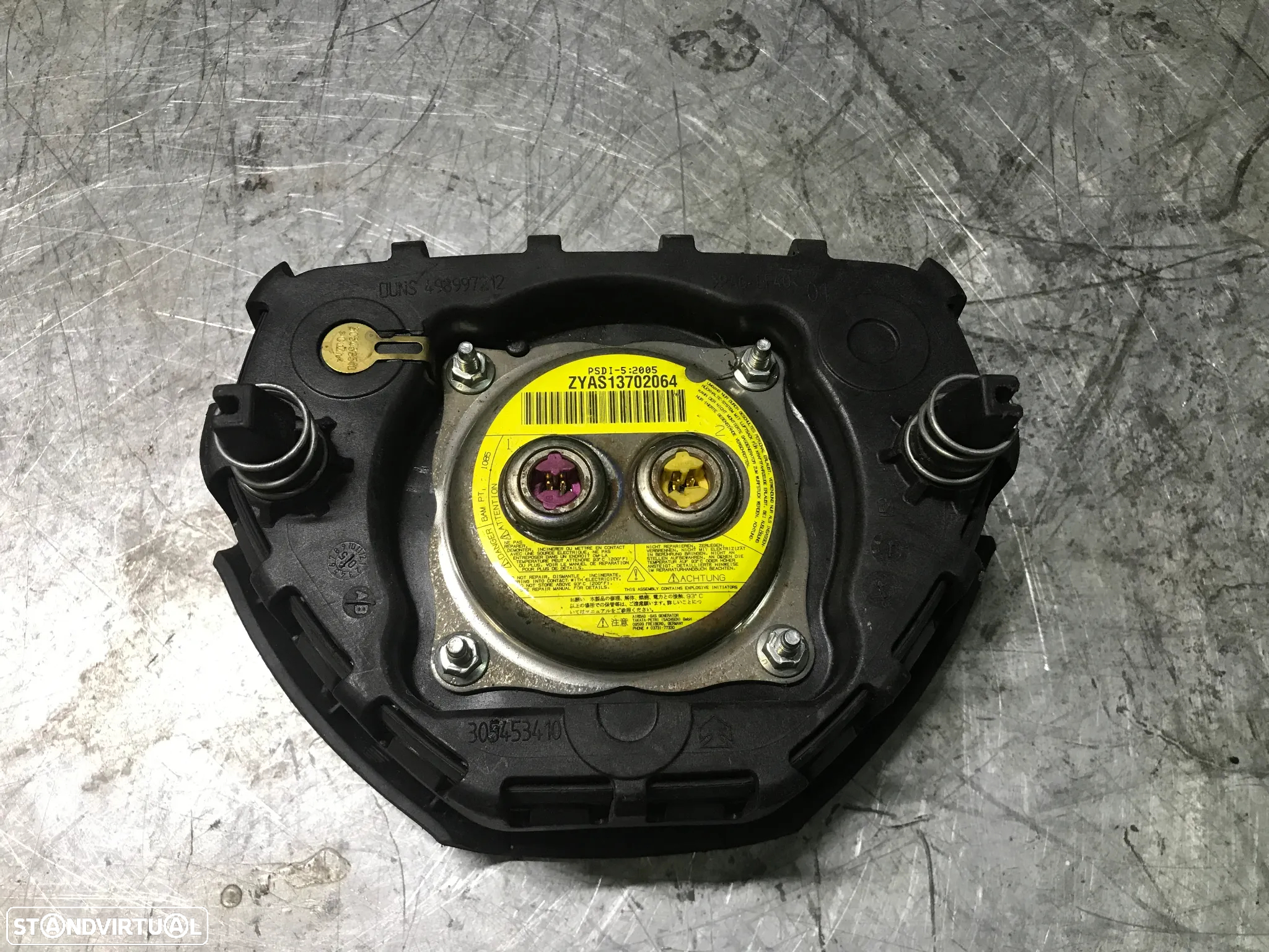 AIRBAG DO VOLANTE OPEL ASTRA H - 2 FICHAS - REF. 305453410 - 2