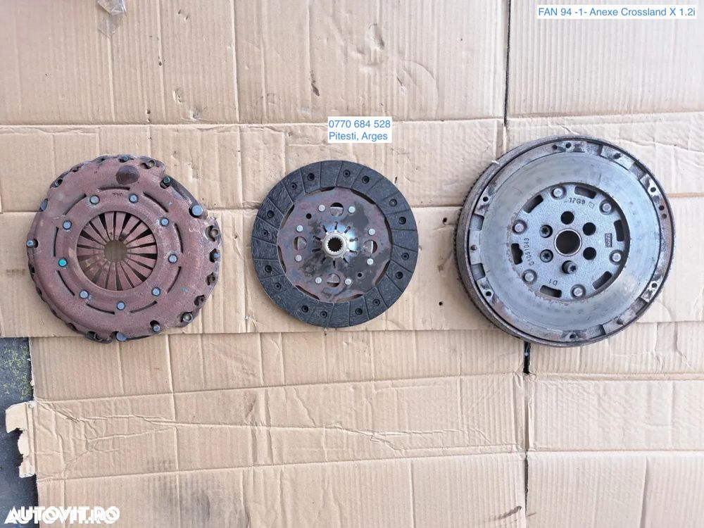 Kit set ambreiaj format din placa presiune disc si volanta cu masa dubla Opel Crossland X 1.2i 2019-2023 - 1