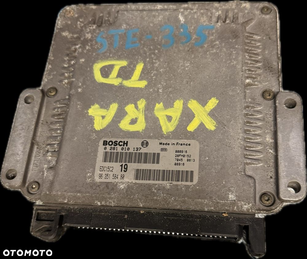 Sterownik Silnika ECU Komputer CITROEN PICASSO 0281010137