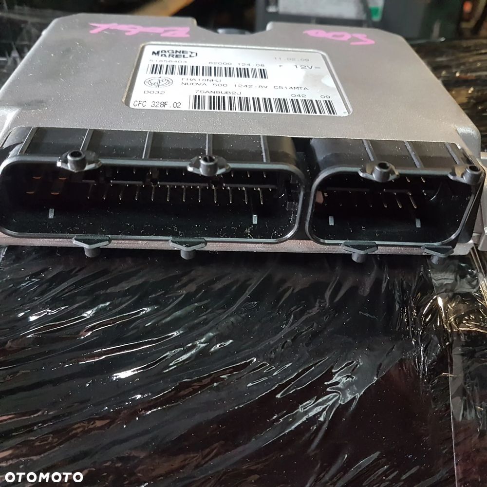 nakładka dekor z deska rozdzielcza czerwona fiat 500 przed lift DESKA ROZDZIELCZA KONSOLA KOKPIT EU FIAT 500 08-15 - 14