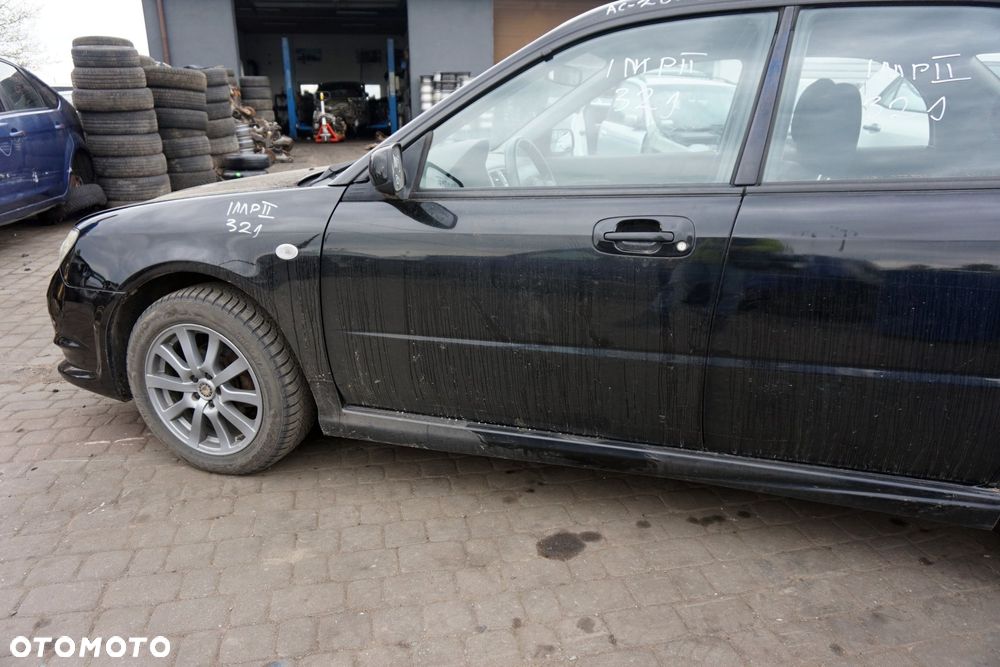 DRZWI PRZEDNIE LEWE IMPREZA II GD LIFT KOMBI 32J  CZARNY SUBARU 2006-2007 - 2