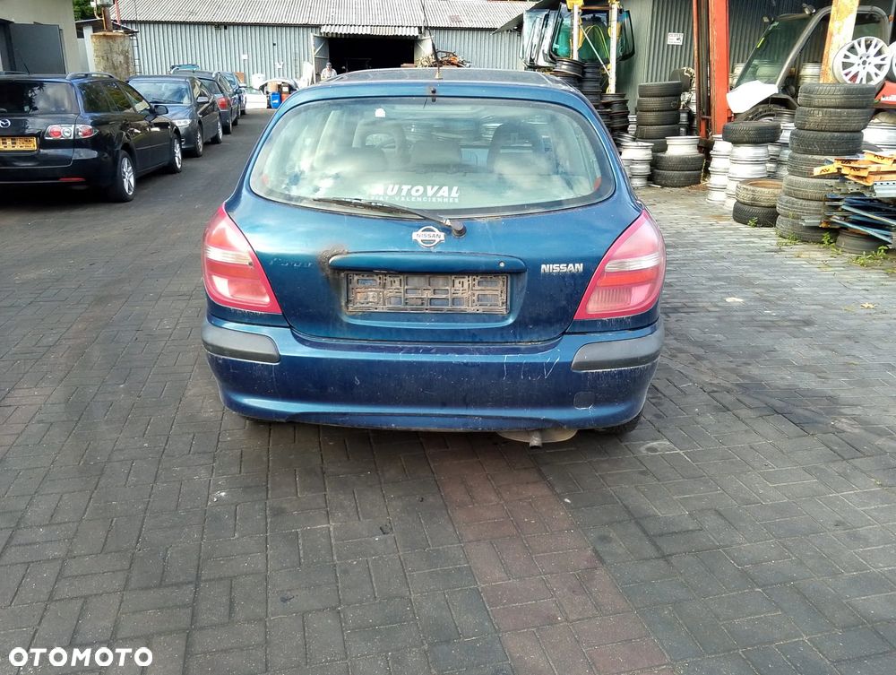 Nissan Almera N16 (00-02.) 1.5 B 89KM. Silnik QG15DE Skrzynia 4M40.Cały na części. GWARANCJA !!! Przód Tył Zestaw Komplet Drzwi Klapa Zderzak Błotnik Maska Grill Atrapa Szyba Pas Lampa Lusterko Boczki Fotel Kanapa Kokpit Deska Rozdzielcza Przełącznik Włącznik Sterownik Przewody Wiązka Instalacja Moduł Komputer Czujnik Listwa Pompa Alternator Wtryski Głowica Rozrusznik Kompresor Sprzęgło Dwumas Silnik Skrzynia ABS Klimatyzacji Paliwa Wspomagania Kolektor Turbina Przepustnica Zawór Chłodnica Koło Hak Belka Sanki Zawieszenie Mcpherson Półoś Amortyzator Wydech Tłumik Zacisk Most - 3