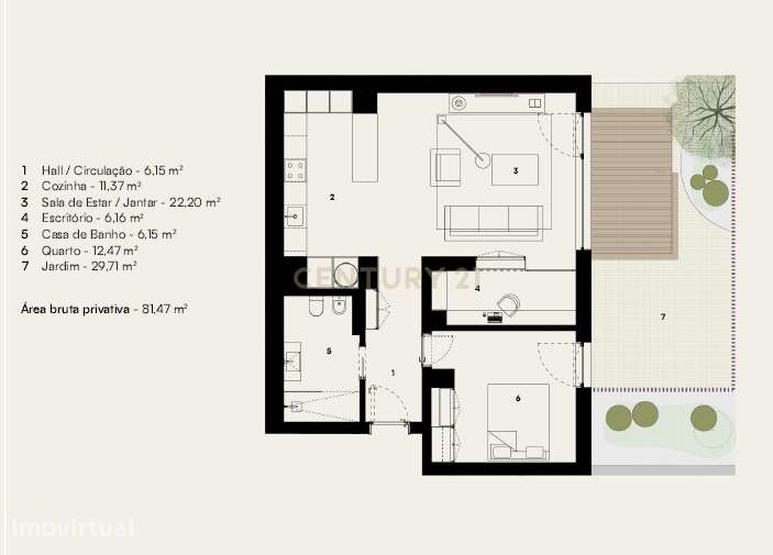 Luxuosa Suite em Alcântara, Lisboa - 1 Quarto com Terraço - Grande imagem: 2/17