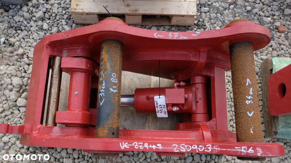 szybkozłącze nowe  fi 80mm  do koparki 18-25 ton - 5