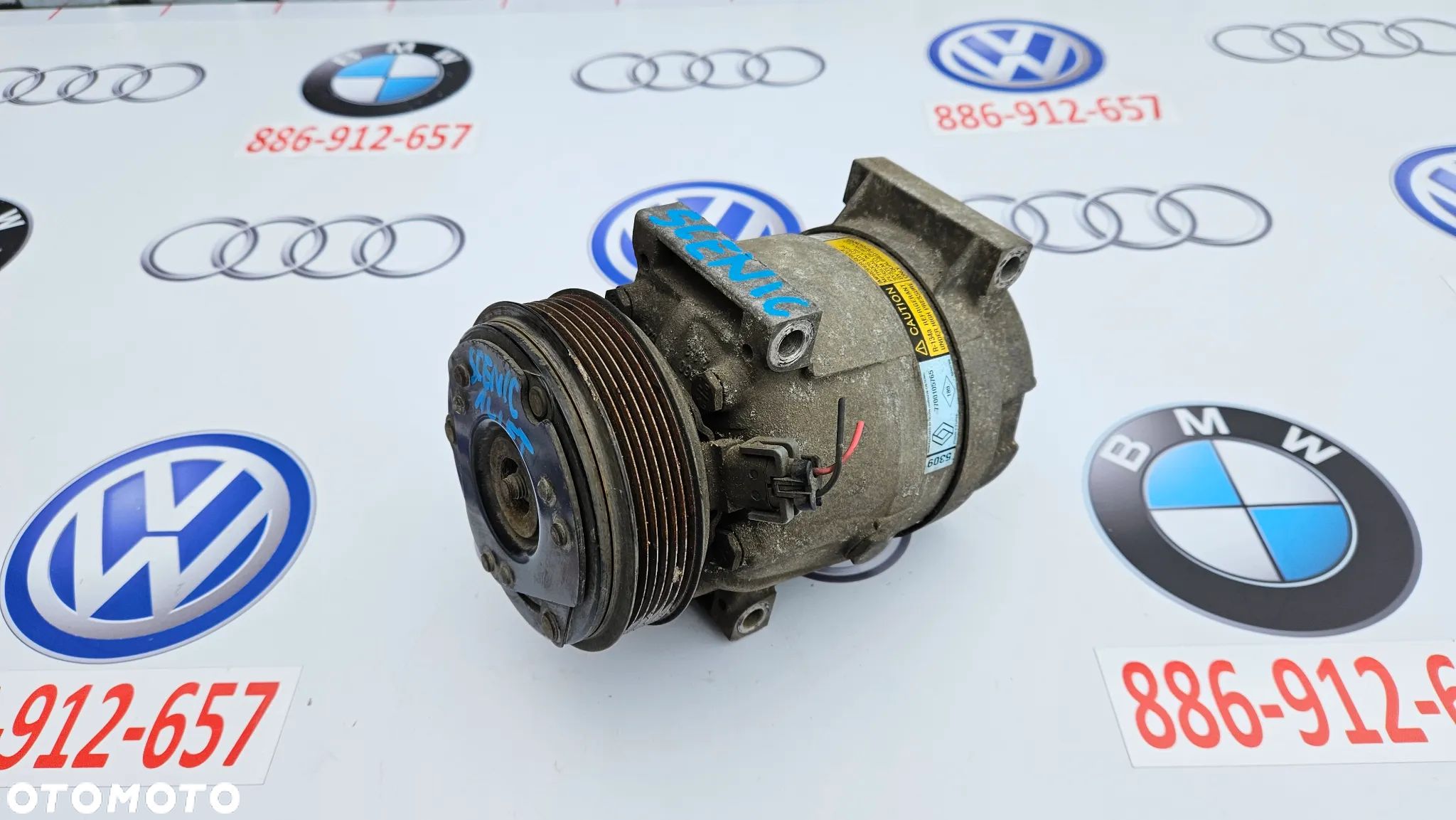 Renault Scenic I LIFT 1.9 DCI Sprężarka klimatyzacji Kompresor klimy 7700105765 - 1