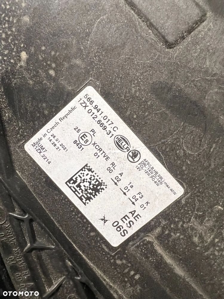 SKODA KODIAQ LAMPA LEWA LEWY PRZÓD PRZEDNIA EUROPA 566941017C - 2