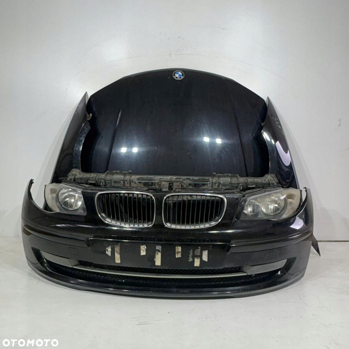 KOMPLETNY PRZÓD BMW 1 E87 , MASKA,ZDERZAK,BŁOTNIKI ,CHŁODNICE, LAMPY 668/9 - 1