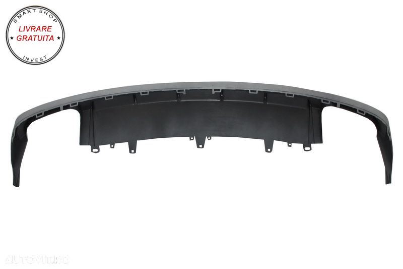 Difuzor Bara Spate cu Ornamente toba si Grila Bara Fata Audi A6 4G Facelift (2015-- livrare gratuita - 6