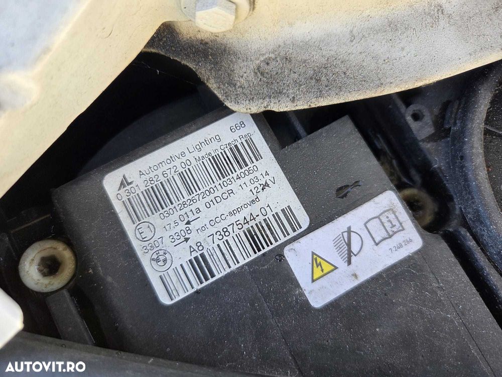 Far stanga dreapta complet bixenon BMW seria 4 F32 F33 F36 cod 7387544 7387543 - 4