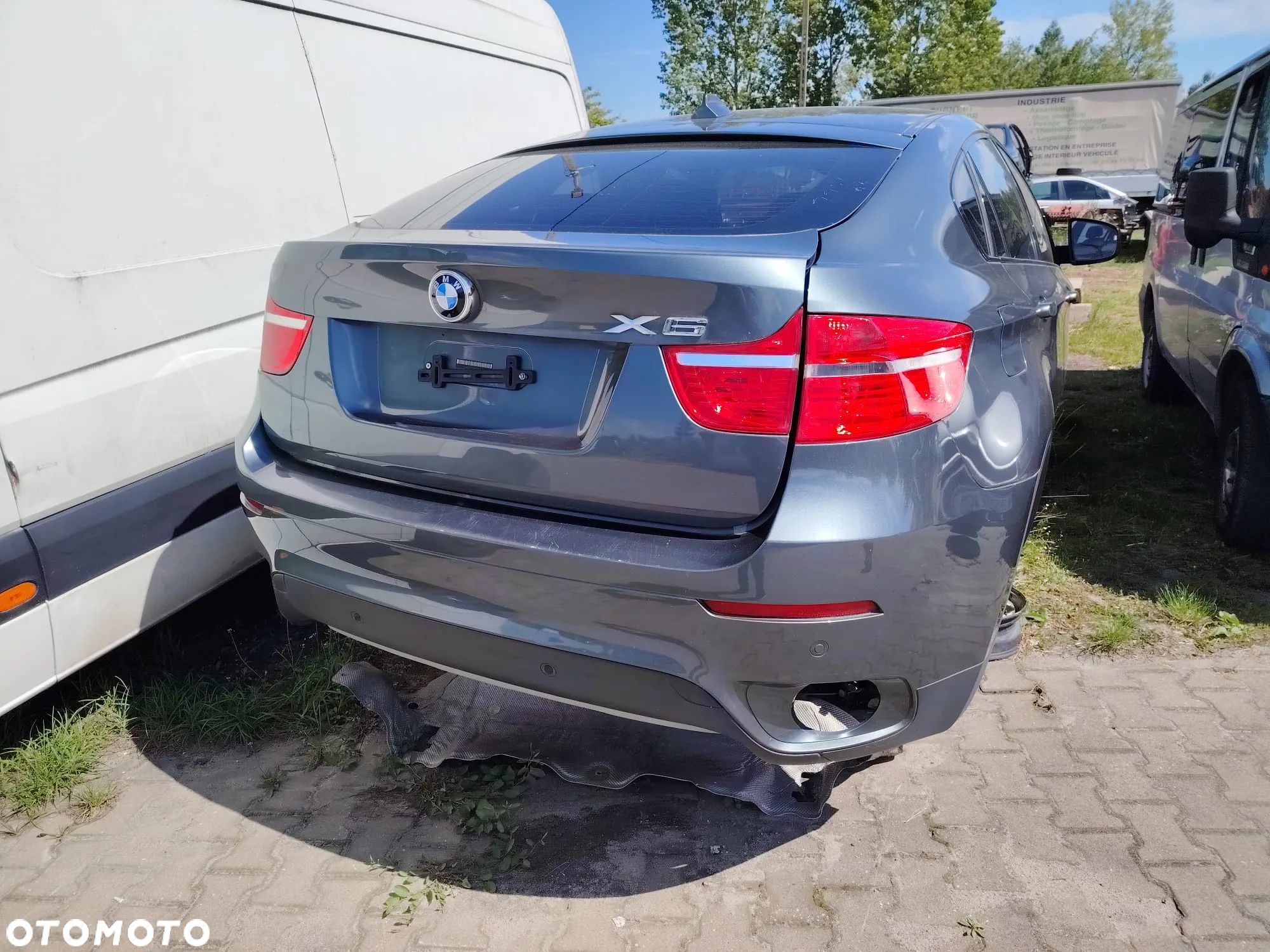 klapa lampa zderzak błotnik cwiartka bmw x6 e71 części - 1