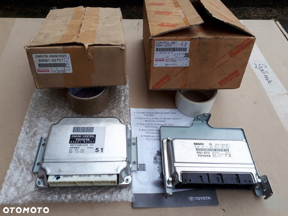 Corolla E12 02-07 Sterownik Silnika Nowy Oryginał - 1
