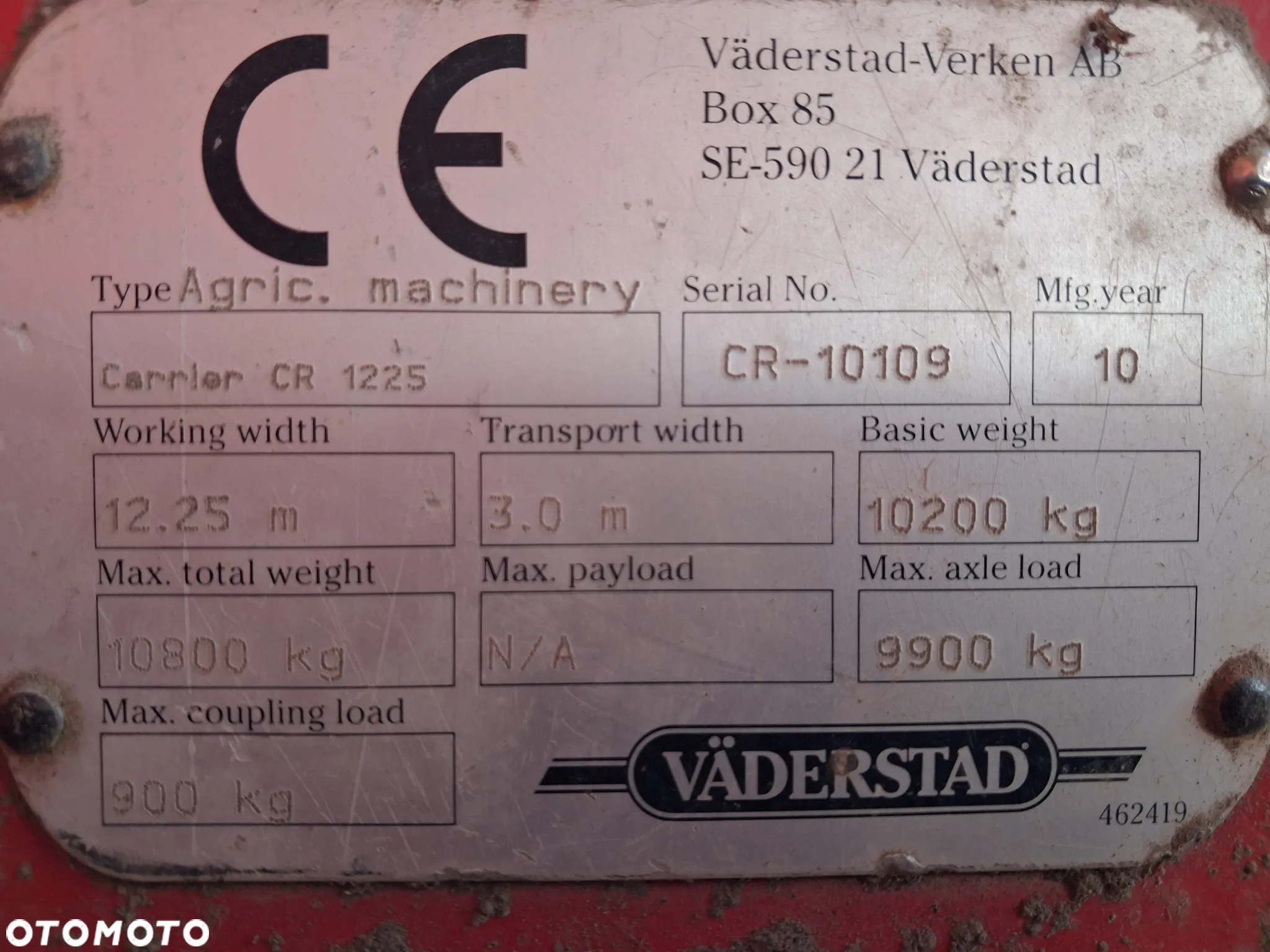 Inny Vaderstad Carrier 1225 - 4