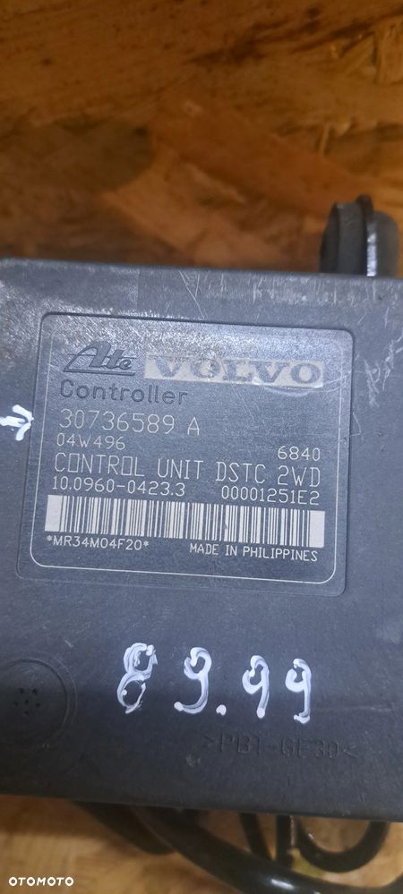 VOLOVO  V50 S40 C 30 POMPA ABS STEROWNIK 30736589A - 2