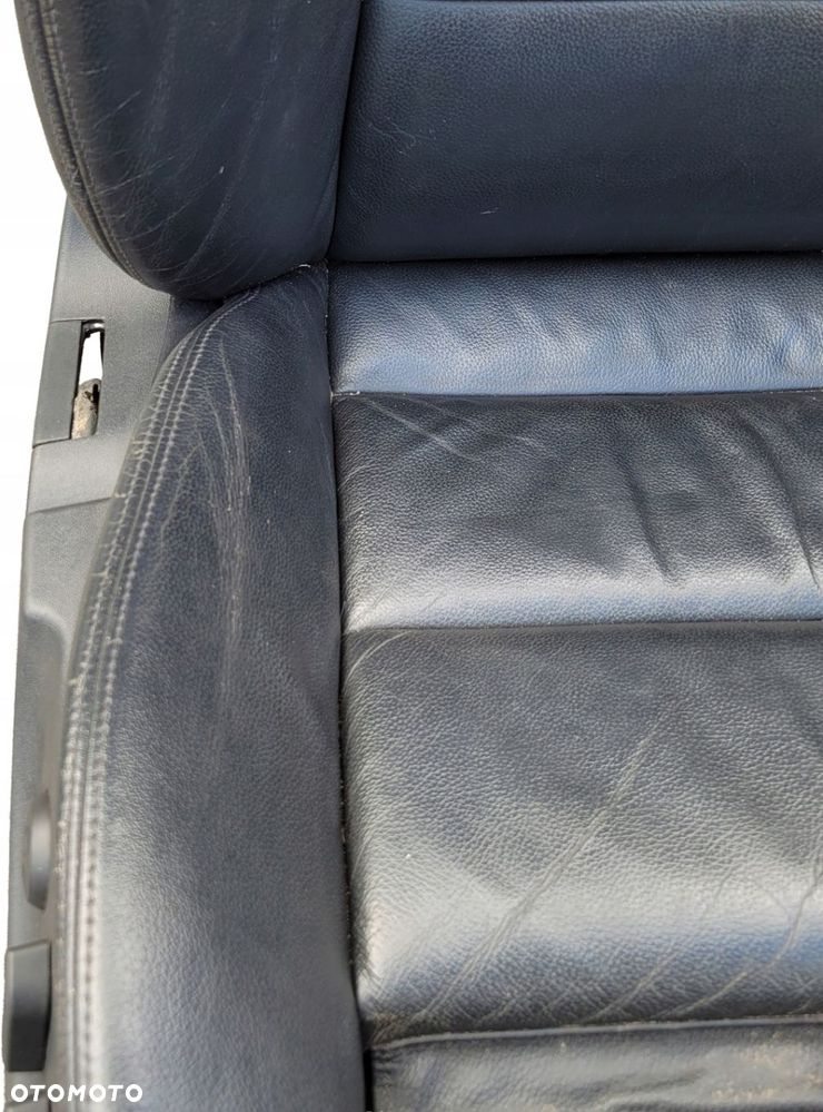 AUDI A6 C6 S-LINE FOTEL PRAWY ELEKTRYCZNY PODGRZEWANY KUBEŁKOWY SKÓRZANY - 5