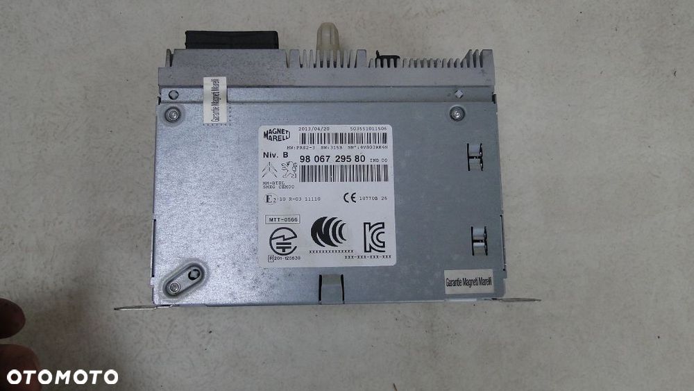 PEUGEOT 208 RADIO CD MODUŁ CZYTNIK - 2
