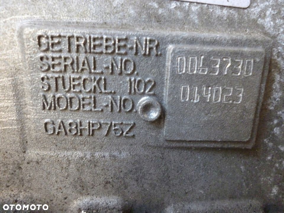 SKRZYNIA BIEGÓW ALFA ROMEO GIULIA 2.9 V6 GA8HP75Z - 2