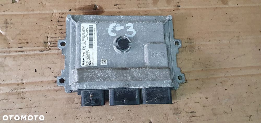 Sterownik komputer silnika Citroen C3 II 1.0 VTI 9805895780 - 1